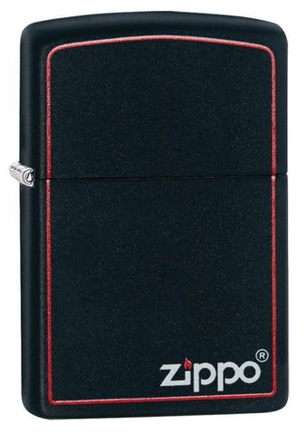 Classic Black and Red Zippo