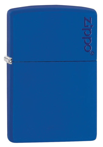 Classic Royal Blue Matte Zippo Logo